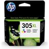 HP 305XL High Yield Tri-Color Genuine Ink Cartridge (3YM63AE) for DeskJet 2300/2700/4200/4230/Plus4100, Envy 6000