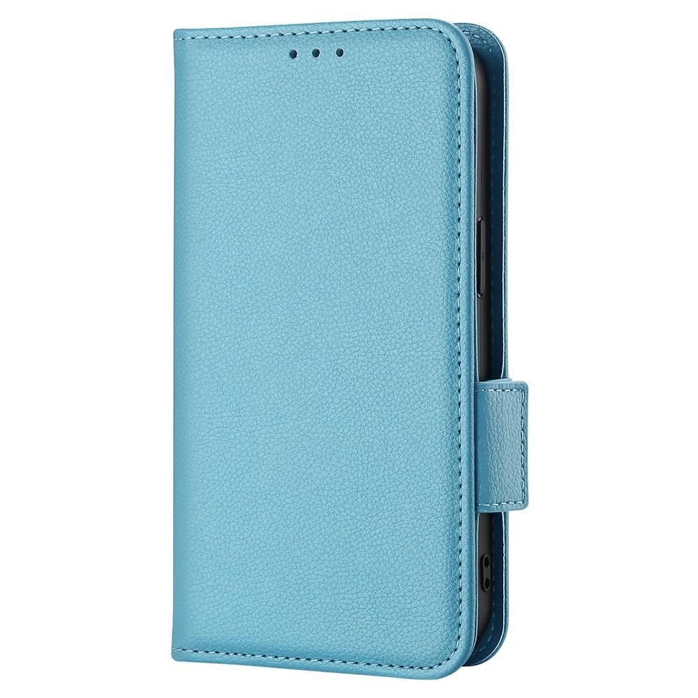Кожаный чехол-книжка Xiaomi 13 Ultra с держателем для карт - Защитная обложка с узором «Личи»