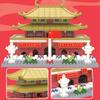 Puzzle Mosaic Micro Diamond Small Particle Building Block Tiananmen Square Difficult To Assemble Building Model Toys