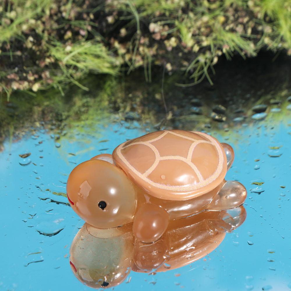 Light In The Dark Mini Luminous Turtles Ornament Cartoon Turtle Statue Aquarium