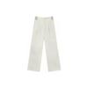 FW22 Однотонные Свободные Брюки Прямого Кроя Тканые Повседневные Женские брюки Белые F11W234812F-WT