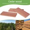 12 Pcs Cedar Blocks with 12 Hook Hanger Red Cedar Hang Ups for Clothes Storage Natural Aromatic Cedar Long-lasting Scent Cedar