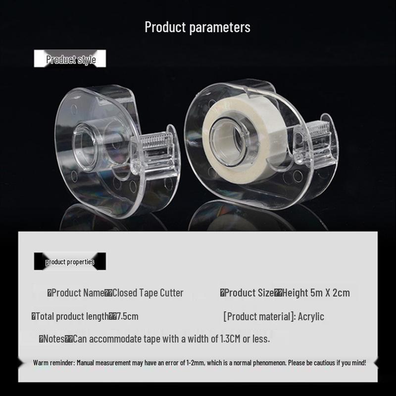 Portable Eyelash Extension Isolation Tape Cutter