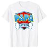 2024 Funny PAPA MAMA Patrol Dog Mom Dad Cotton T Shirts Graphic Streetwear Birthday Gifts Summer T-shirt Men Women Clothing Tee