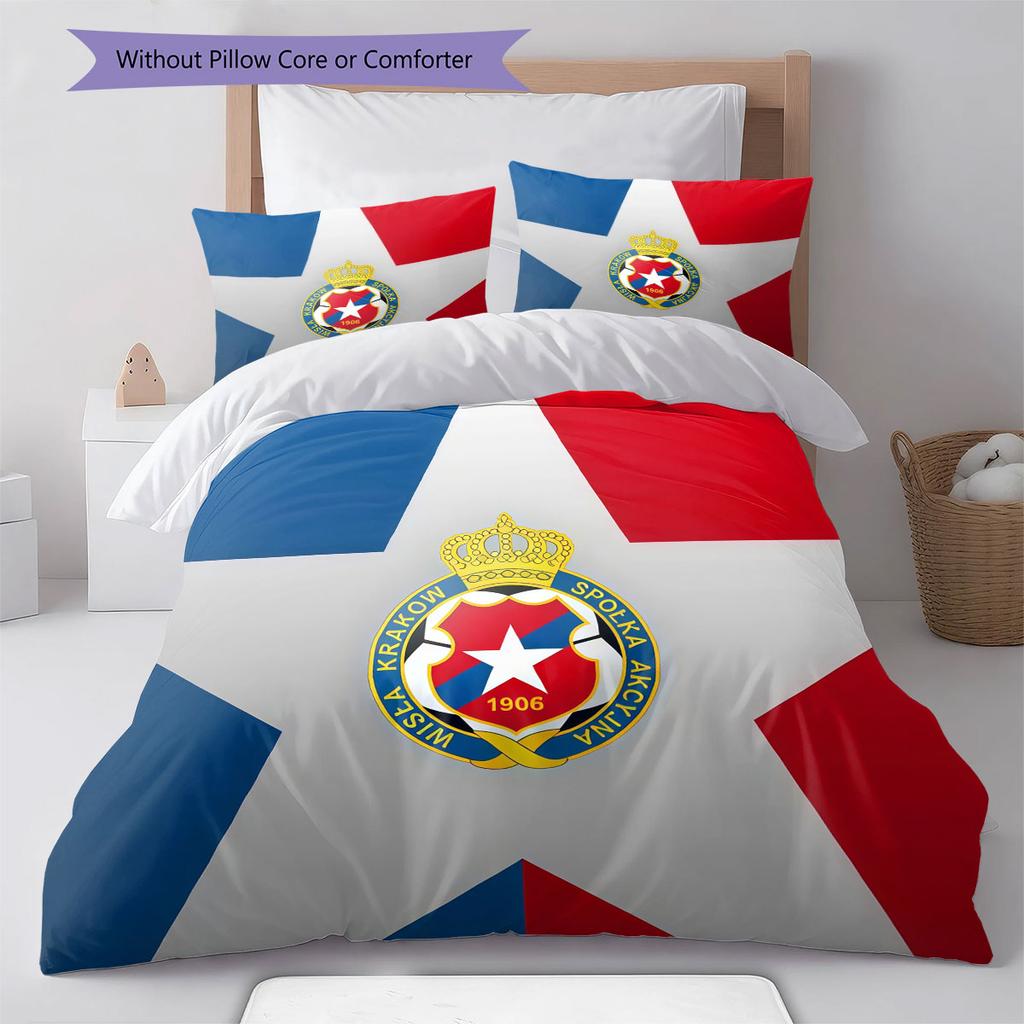 Wisła poster Bedding Quilt Set Quilt Cover Pillowcase Home Decoration Birthday Gift (1 * duvet cover + 2 * pillowcase, without core)
