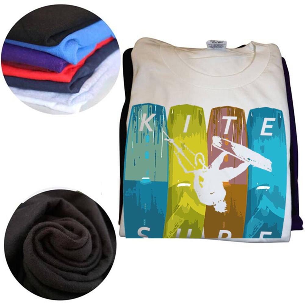 Kitesurfing Kiteboarding Funny TShirt Simple and Leisure Personalize Men's T Shirt Unisex Cotton Tees Euro Size Streetwear