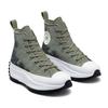 Converse Run Star Hike Платформа Повседневные Износостойкие Высокие Эспадрильи Унисекс Зеленые