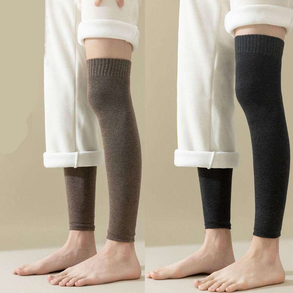 Long Socks Knitted Foot Cover Keep Warm Over Knee Socks Sweet Women Leg Warmers Winter