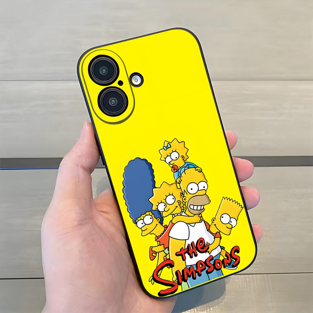 Cartoon S-Simpsons Phone Case For Iphone 17 Pro Max 15 16 Pro 14 Plus 13 11 12 Xr X Xs 7 8 SE Plus Back Cover