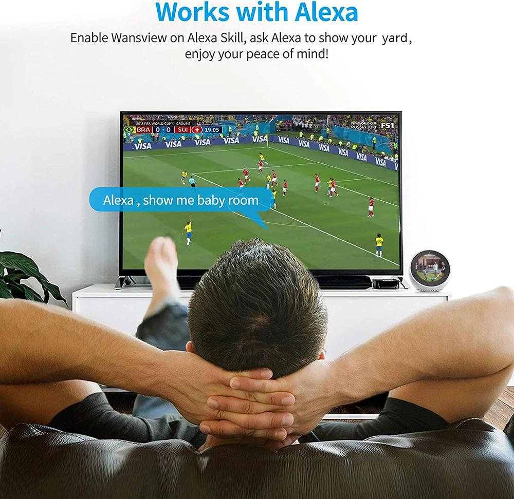 2024 Новая двойная линза, широкоугольная панорамная Wi-Fi POE IP-камера с углом обзора 180°, наружная камера наблюдения за человеком/автомобилем с автоматическим отслеживанием