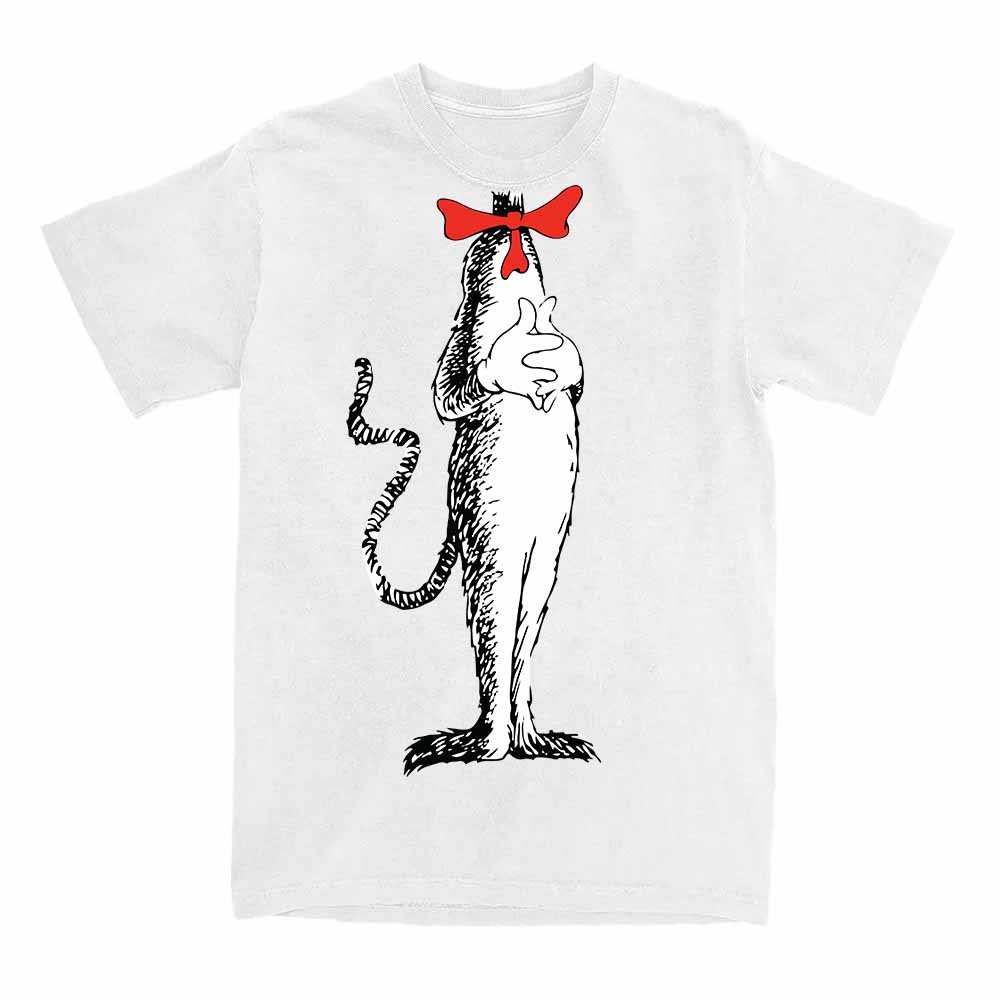 Cat in The Hat Manga Printing Tshirts Short Sleeve Loose Cotton T-shirt Funny Cartoon Meme Graphic T Shirt Unisex Tees
