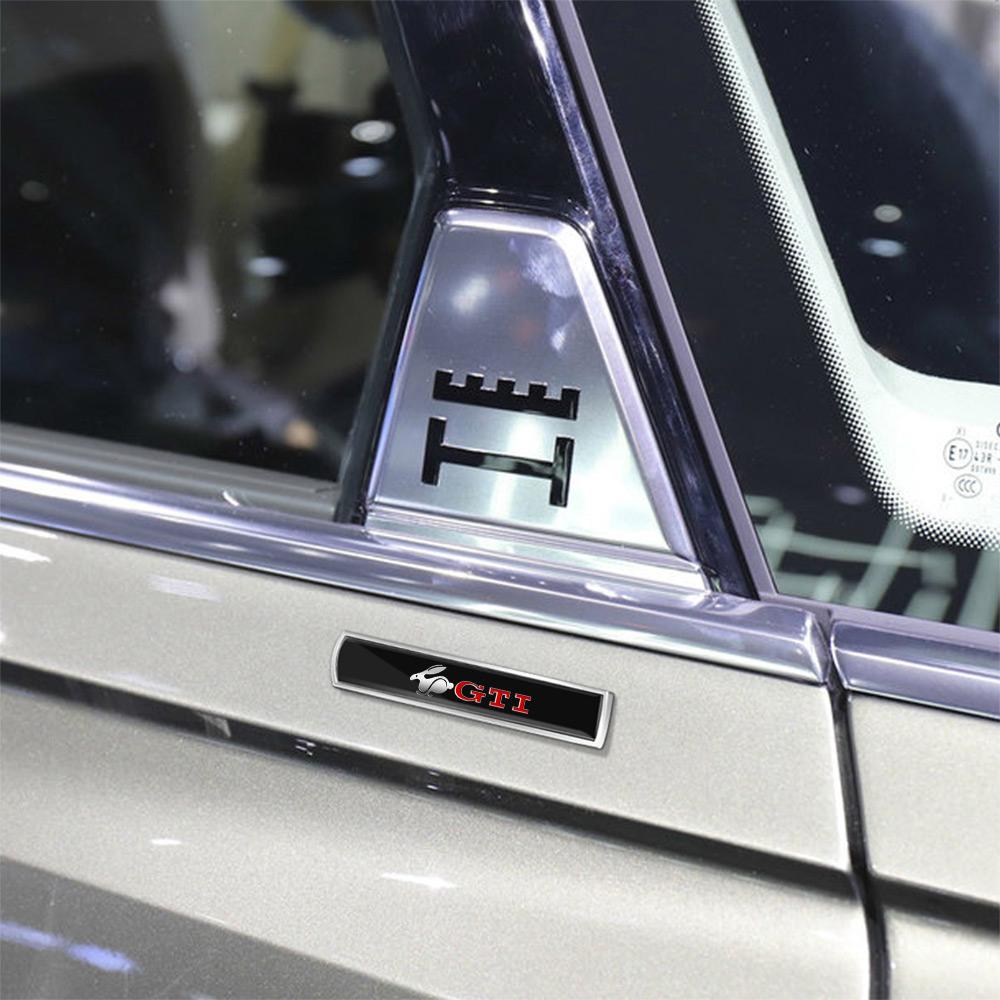 Hub Caps Car Styling 3D Aluminum Alloy Badge Body Fender Trunk Sticker Auto Valve Cap For Volkswagen VW GTI Passat Jetta MK4 Bee