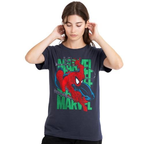 Spider-Man Womens/Ladies Wall Crawling T-Shirt