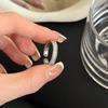 Роскошное открытое кольцо с цирконом и жемчугом: Высококачественные универсальные модные украшения для шикарного образа