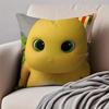 FUN CUTE NNAILONG Cushion Cover Pillowcase Antidustmite Invisible Zipper Short Plush Sofa Cushion