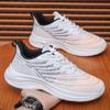 Men's Casual Shoes 2024 New Mesh Breathable Lace Up Fashion Running Shoes Rubber Wear-resistant Outsole Sports Shoes for Men