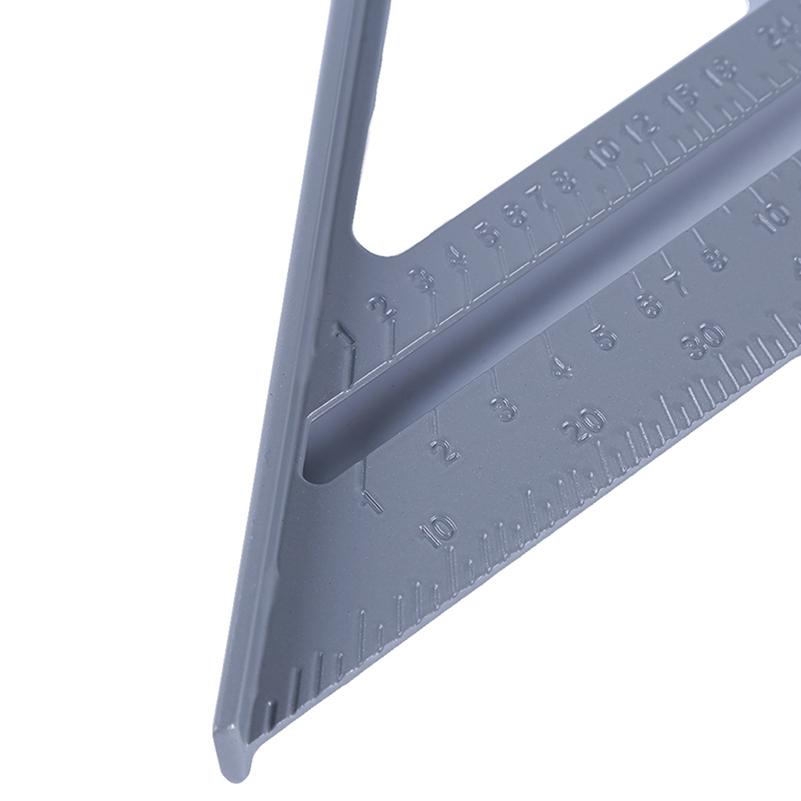 Треугольная линейка утолщенная квадратная деревообрабатывающая измерительная линейка 45 градусов обучающий инструмент