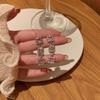 Модные серьги с цирконием, роскошные женские элегантные серьги с блестками для девочек, вечерние ювелирные изделия на день рождения, подарки, аксессуары