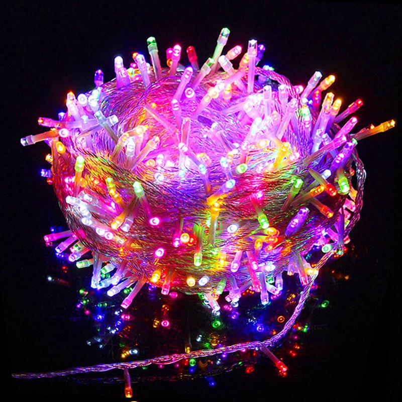 Светодиодные гирлянды для сада, деревьев, гирлянды для спальни, рождественские украшения для свадеб и вечеринок, водонепроницаемые праздничные светильники
