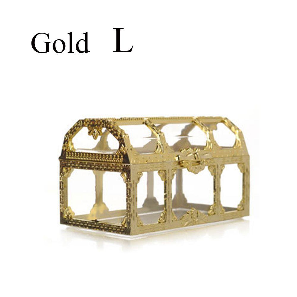 Cute Souvenir Trinket Organizer Crystal Gem Treasure Chest Jewelry Storage Pirate Candy Box