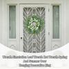 Wreath Simulation Leaf Wreath  Hot Wreath Spring And Summer Door Hanging Decorative Ring