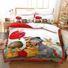 Winnie The Pooh Piglet Honey Pot Cartoon Duvet Cover Set HD Comforter Cover for Kids Bedding Sets Bedclothes Bedroom Decor