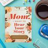 Записная книжка Yousheng Mom Story Guided Journal, чтобы поделиться своей жизнью, своей любовью, наследием матери, книгой памяти, более 250 вопросов, подсказок, журналом