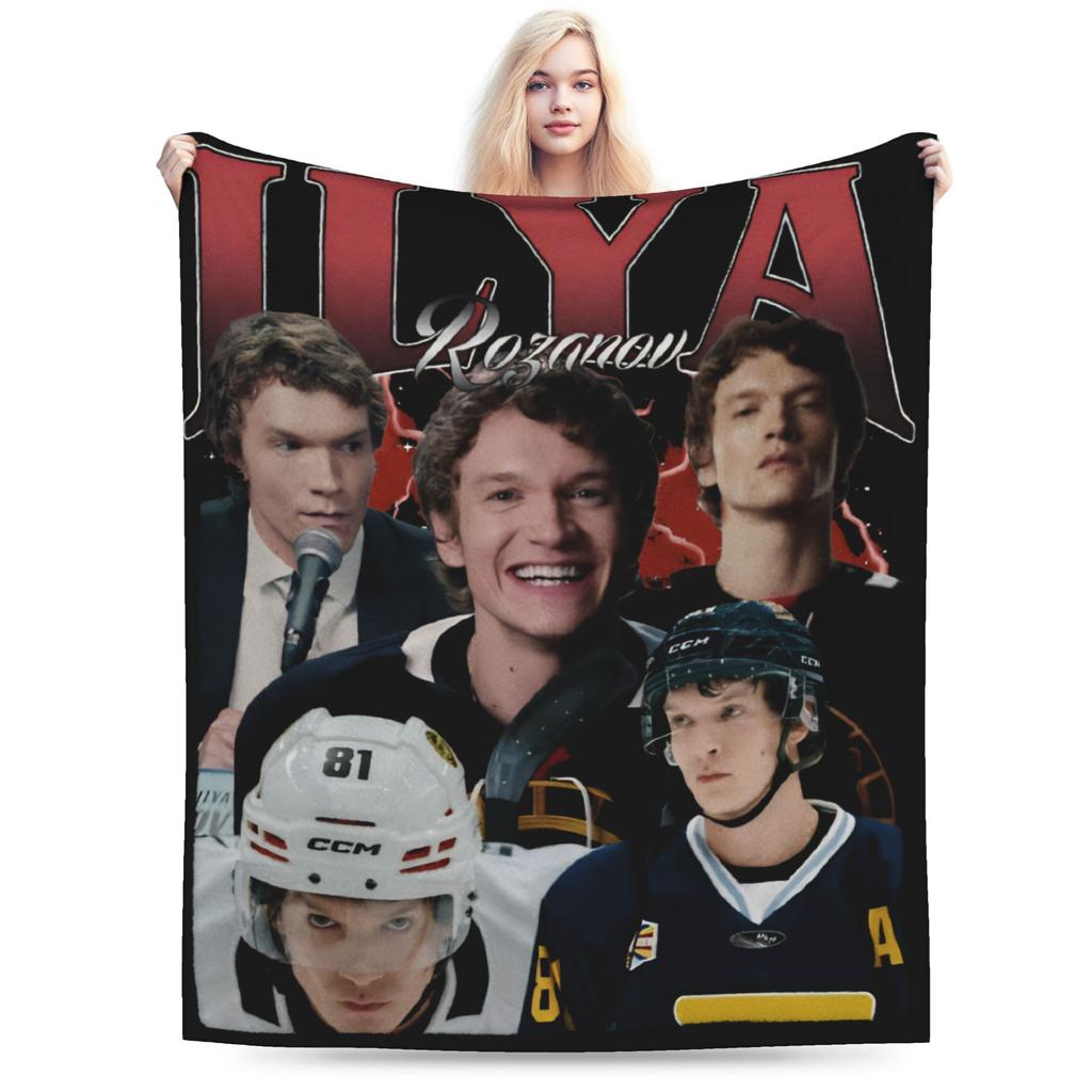 Warm Cozy Blanket Travel Office Ilya Shane Hockey Romance Heated Rivalry Throw Blanket Print  Bedspread For Home Decor
