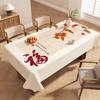Скатерть Водонепроницаемая и Маслостойкая Не оставляющая следов Атмосферная Скатерть для Обеденного Стола Легкая Роскошная Высококлассная Скатерть для Кофейного Столика