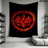 frankfurt football Wall Tapestry Aesthetic Wall Hanging Printed Fabric Blanket Decorative Tapestries for Bedroom Living Room Home Decor