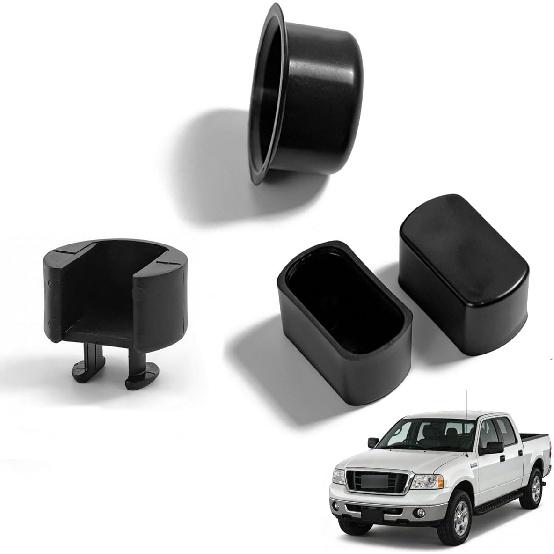 Tailgate Hinge Bushing F150 1987-2016 F6TZ99430B23AA 55274936AC | Eliminates sagging gate & rattling. ABS plastic 4 pcs set. Fits Dodge Ram F250 F350