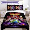 Horror Clown Circus 3pcs Bedding Set Duvet Cover Closure Includes 1 Duvet Cover & 2 Pillowcases for All Seasons Bedroom Home Dorm Decor