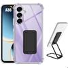 Protective Case - BOOLING - Samsung Galaxy A36 5G - Transparent - Adjustable Stand - Shock Absorption