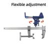 Quality Adjustable Fishing Rod Racks Rustproof Clamp on Fishing Rod Stand Heavy Duty Boat Fishing Support Frame Yacht