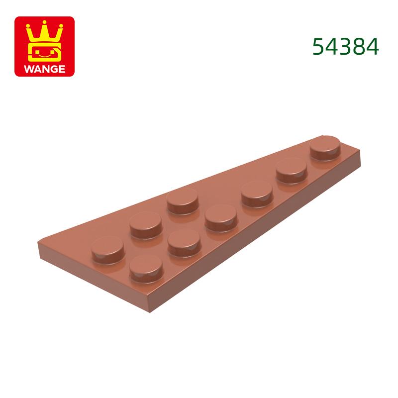63 шт./лот 54384 Клин-пластина левая 3x6 с углом Строительные блоки Moc Цветные насадки Детали для постройки Кирпич DIY