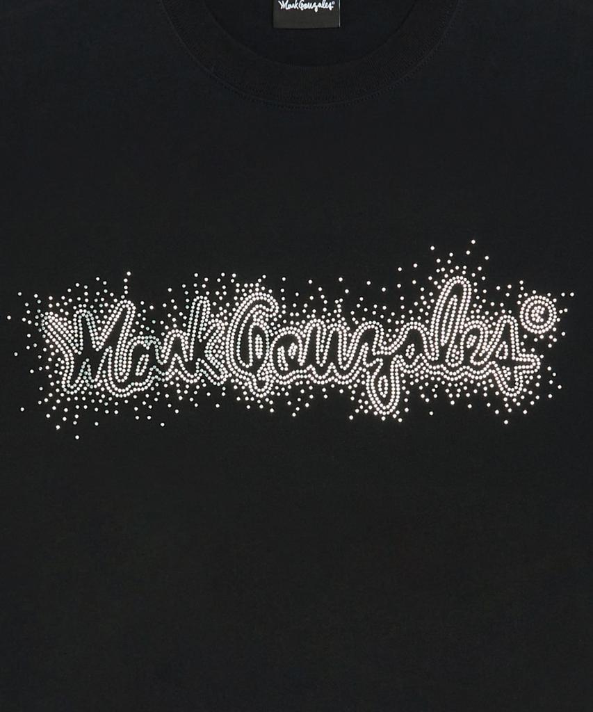 MARK GONZALES Hotfix Signed Logo Short Sleeve T-Shirt - Black