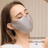 Women's Real Silk 3D Sunscreen Face Mask - Breathable, Washable, Adjustable Ear Straps
