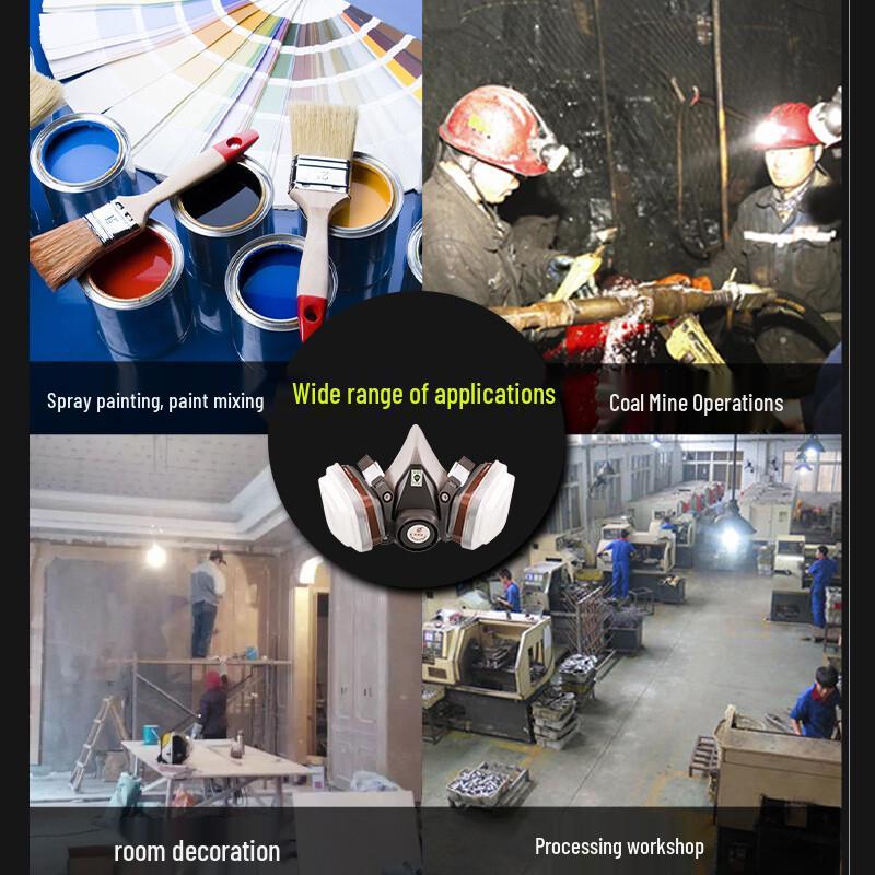 Puda Industrial Gas Mask Respirator