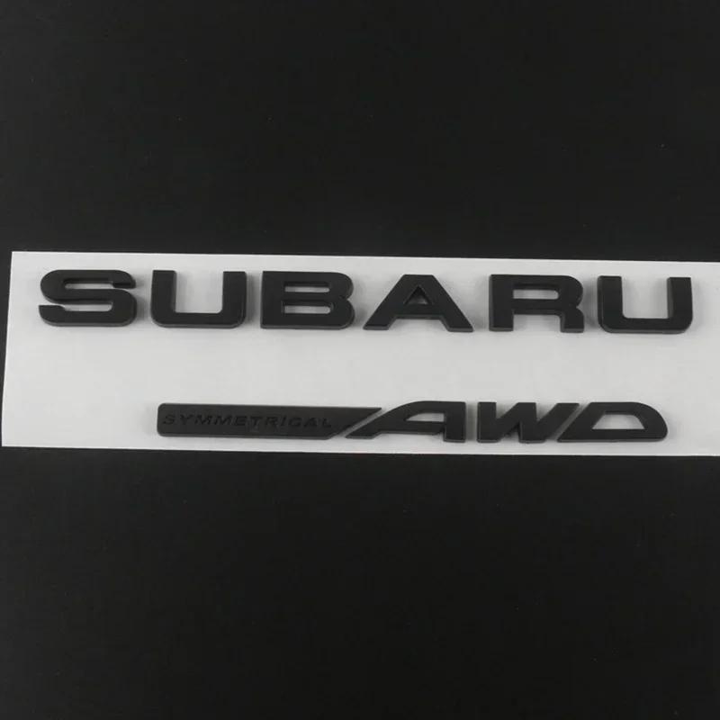 ABS Car Rear Trunk Sticker Emblem Badge Decal Styling for Subaru BRZ AWD Forester XV Outback Impreza Legacy STI WRX Tribeca VV555