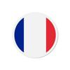 Aimant Rond - France - 8 Cm - 50 Pièces - Multicolore - Mixte
