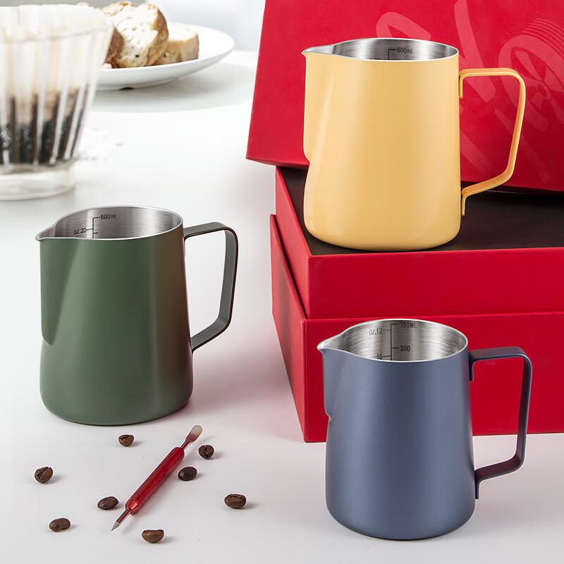 Shangqi Stainless Steel Coffee Milk Frothing Pitcher with Scale