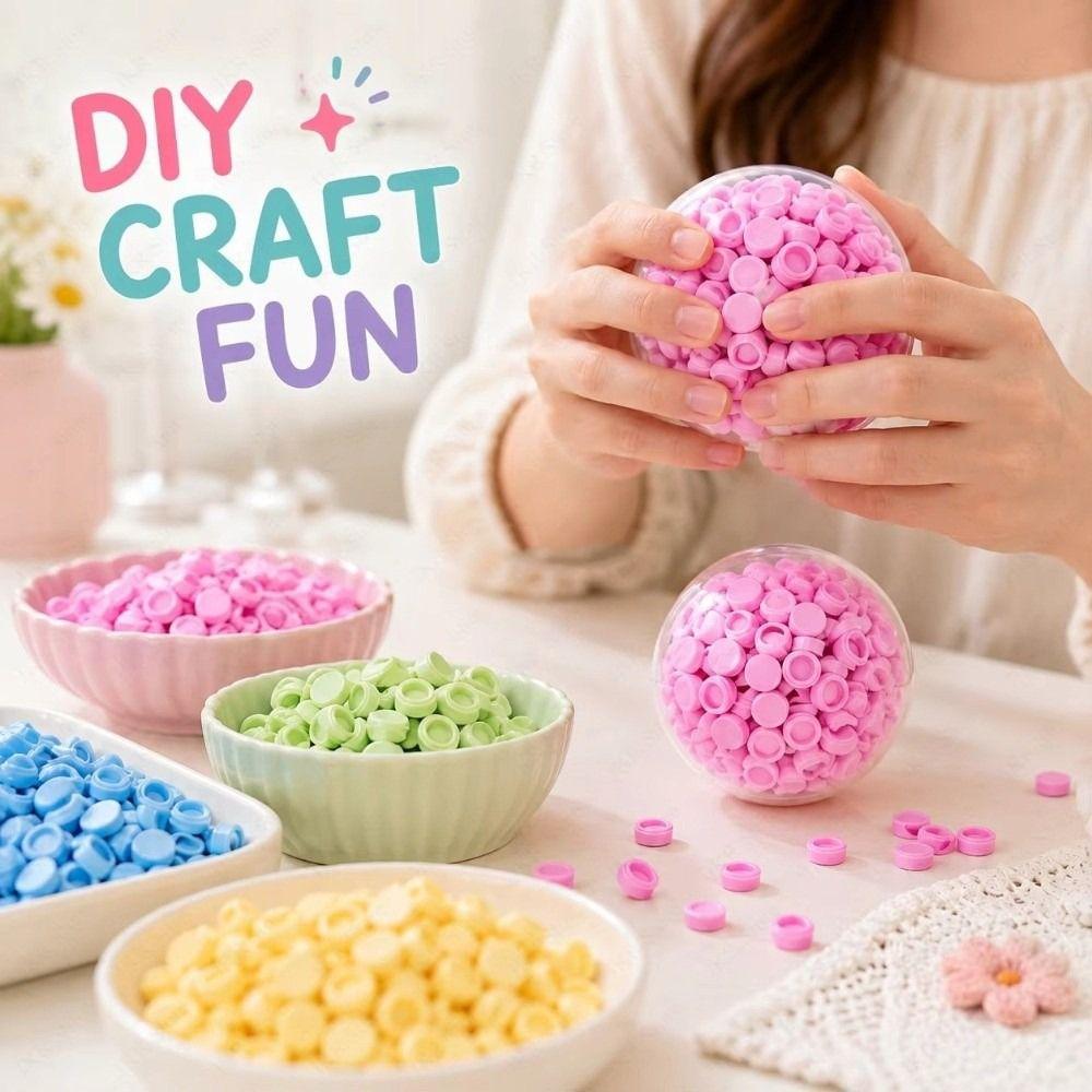 Stress Relief Squeeze Toy Stuffing Handmade Round Granule Beads Filler Kids Toy