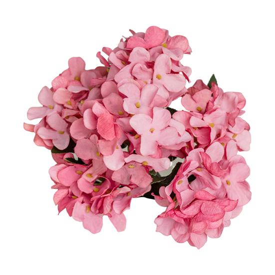 Имитация цветка, не увядающее украшение стола, искусственный шелк, красивая домашняя декоративная имитация гортензии для гостиной
