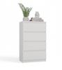 M4 60 Chest Of Drawers Malwa White 4 Drawers Cabinet For Living Room Bedroom Home Office