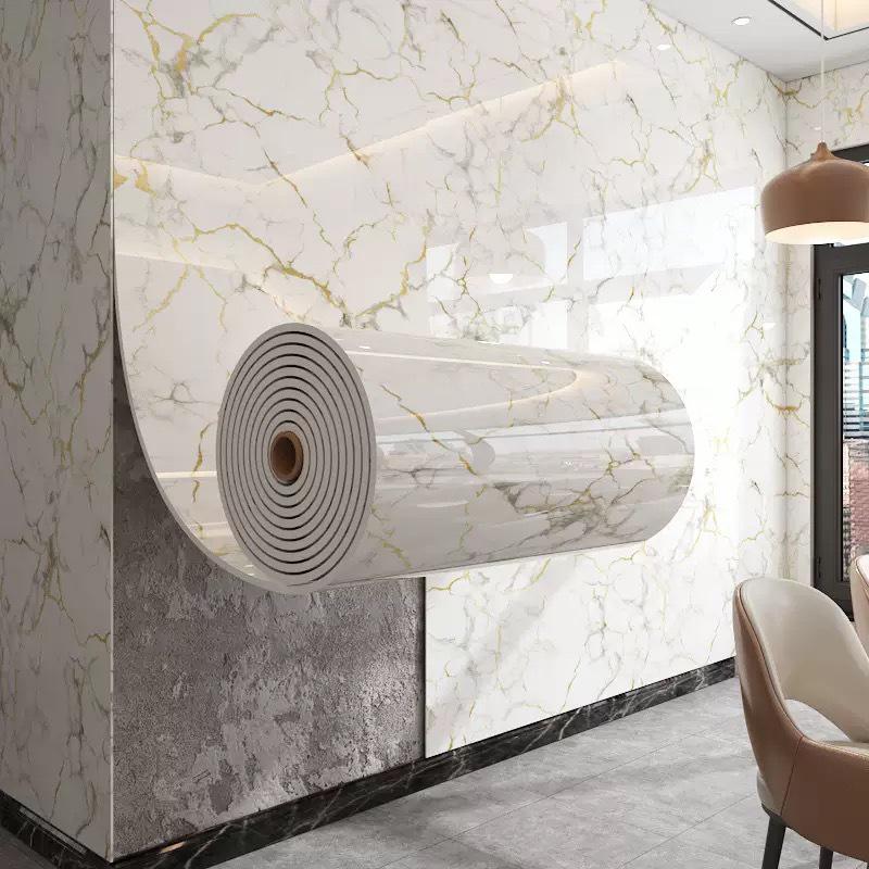 2026 Bedroom Style Waterproof Self-Adhesive Wallpaper: Moisture-Proof TV Background Wall Sticker Decorative Panel