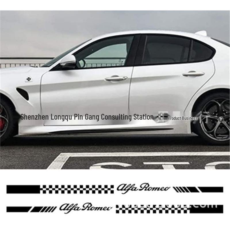 X-322 Decals: Perfect for Alfa Romeo Lower Side Stripes & Stickers