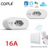 Corui Ewelink Wi-Fi Smart Plug 16a Бразильская розетка Smart Life с монитором мощности Тайминг Alexa Google Home Voice