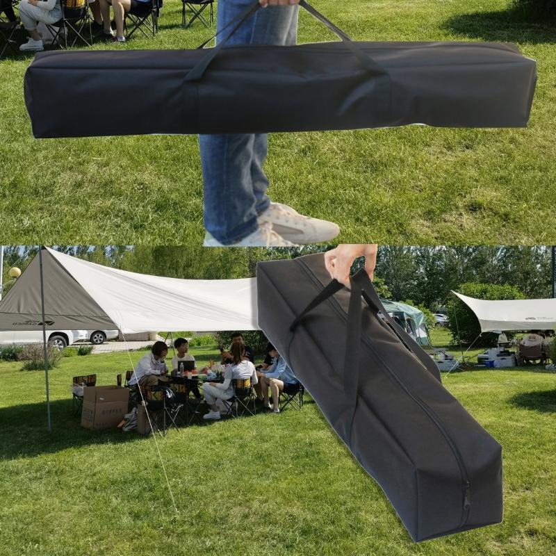 Универсальная сумка для переноски стоек для палатки большой вместимости, сумка для хранения стоек для кемпинга, сумка для палатки из Оксфорда, водонепроницаемая сумка для палатки