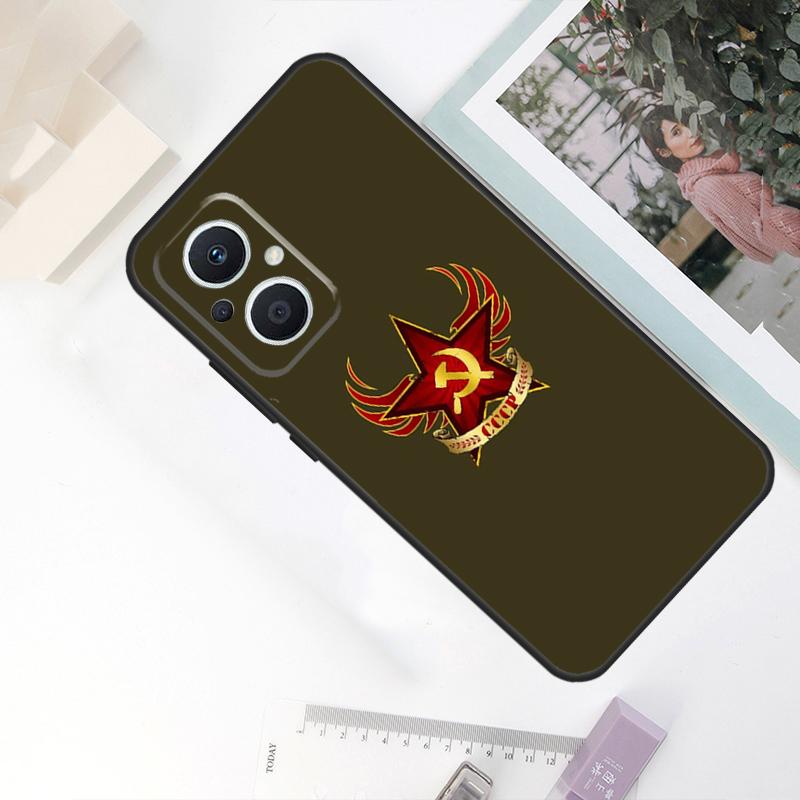 СССР Советский Союз Россия Чехол Для OPPO Reno 11F 10 Pro 4 5 6 7 8 Lite 4Z 5Z 8T OPPO Find X5 X6 Pro X2 X3 Neo Обложка
