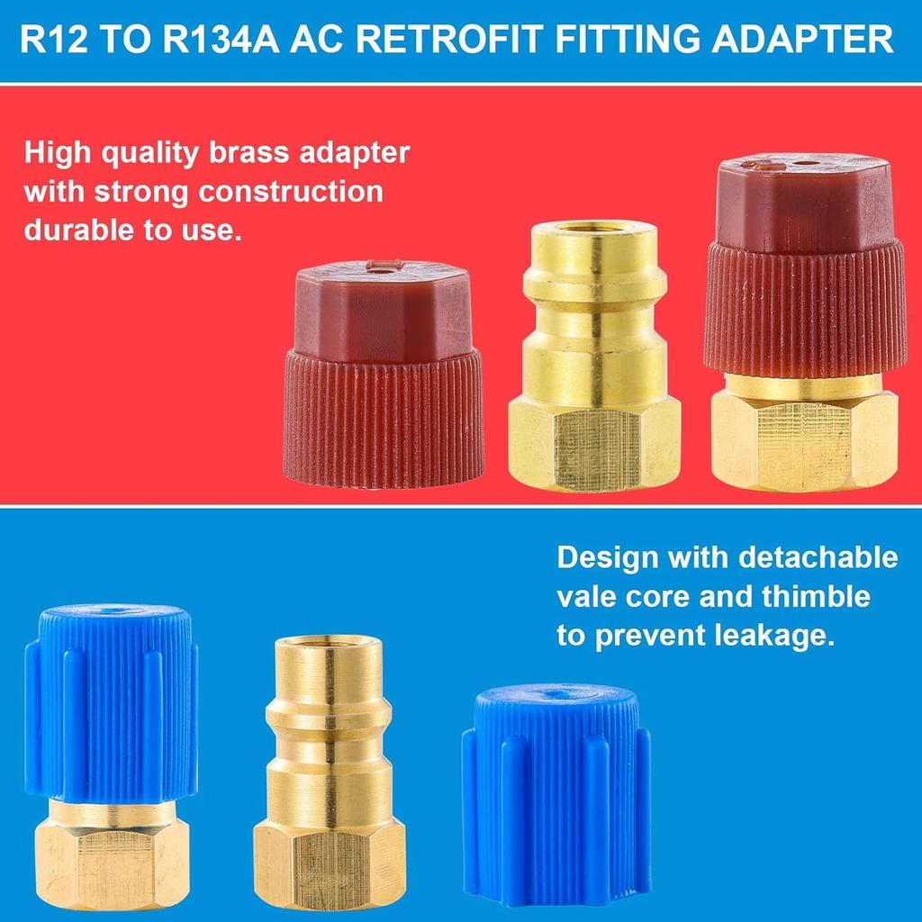 Комплект для переоборудования Tigbear R12 в R134A, AC R12 в R134A